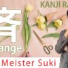 【斉】(sei/arrange) Kanji Radical, Bushu